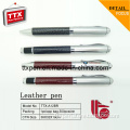 Luxury Leather Ball Point Pen with Parker Refill for Gift
